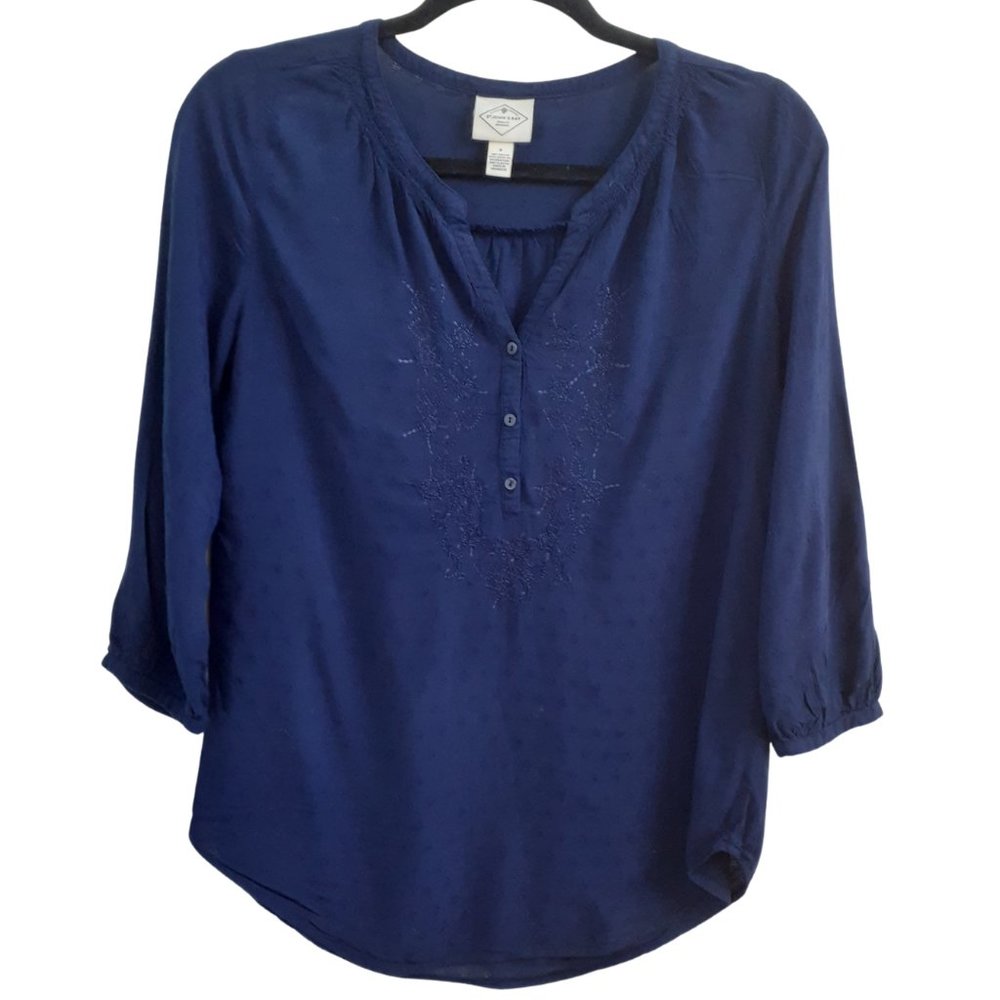 St John's Bay Blouse Size Small